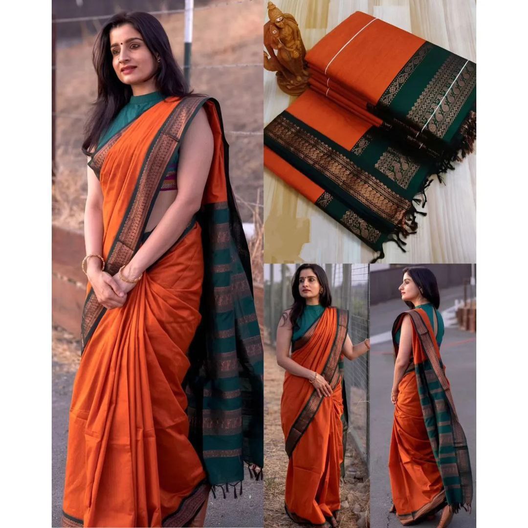 Soft Lichi Silk saree