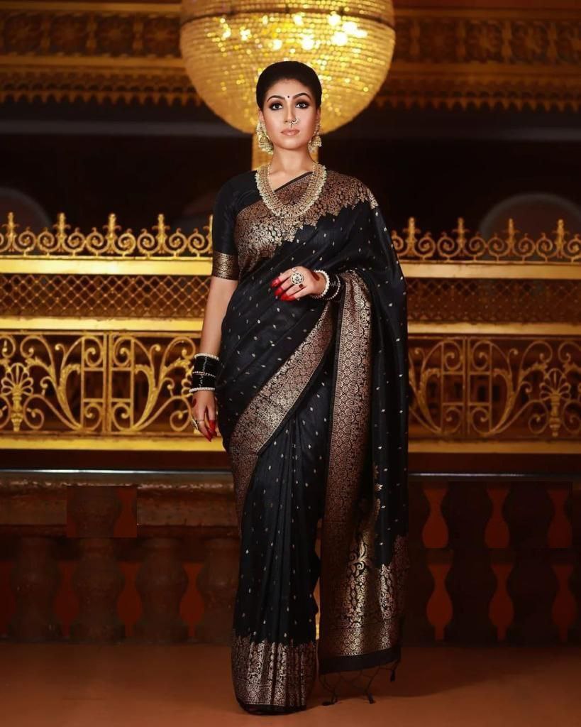 Silk Jacquard Border Saree