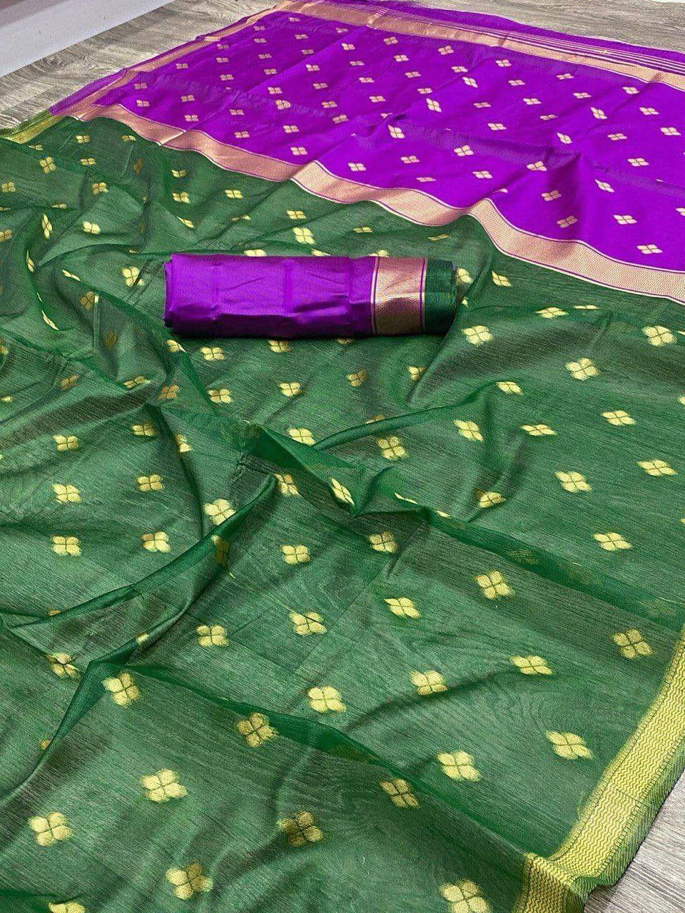 SPECIAL LILAN SOFT COTTON FABRIC SAREE