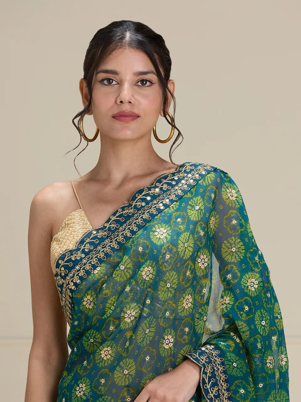 Georgette chiffon Saree