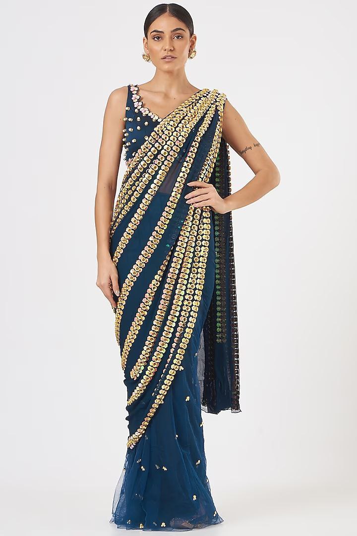 Beautiful Designer Saree on Soft Net Fabric