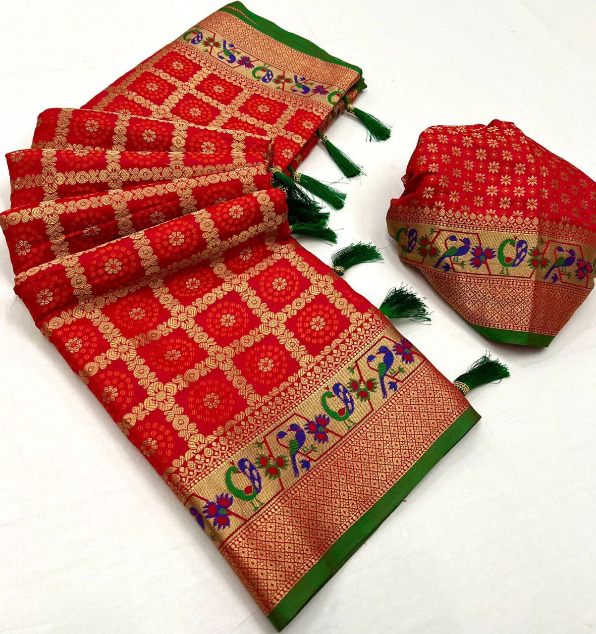 Banarasi Soft Patola Silk Saree