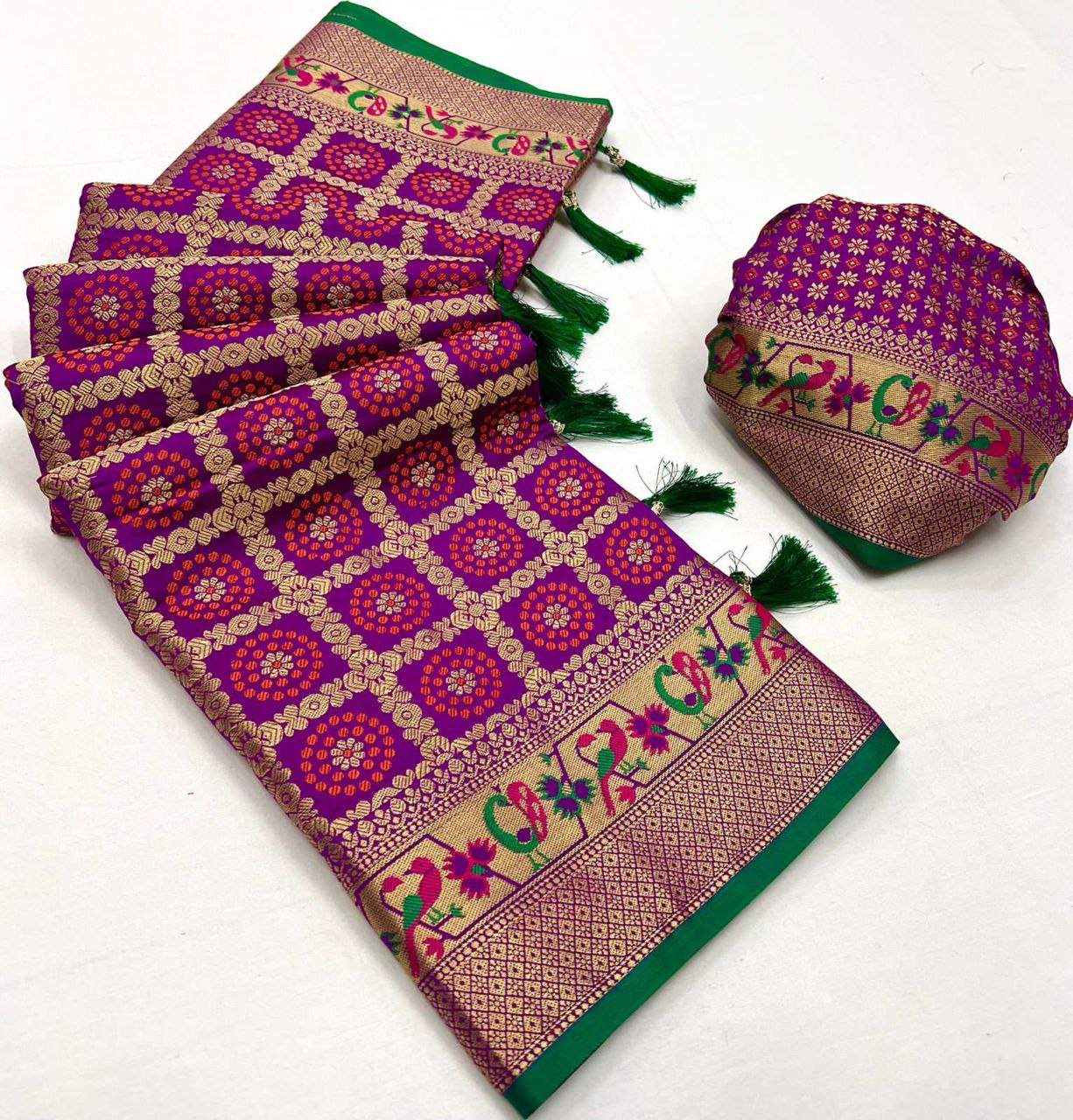 Banarasi Soft Patola Silk Saree