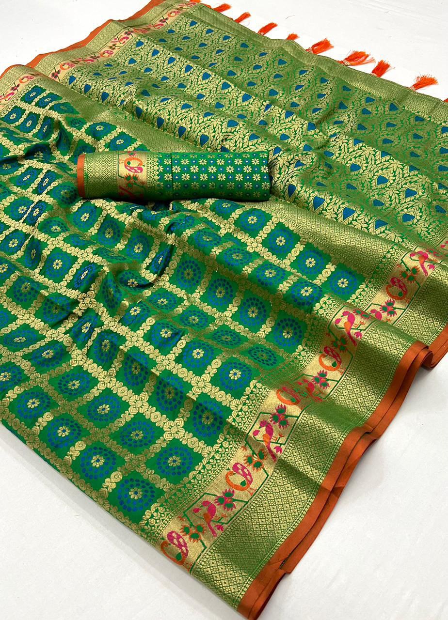 Banarasi Soft Patola Silk Saree