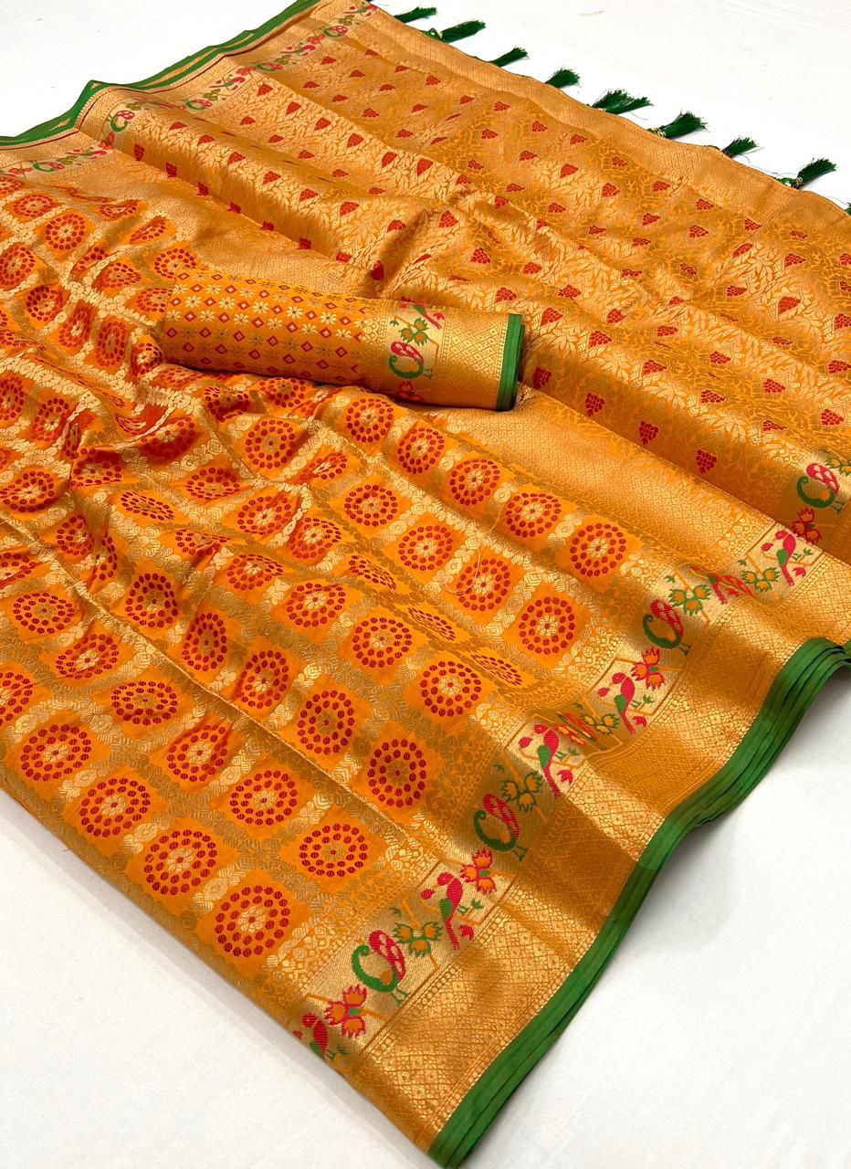 Banarasi Soft Patola Silk Saree