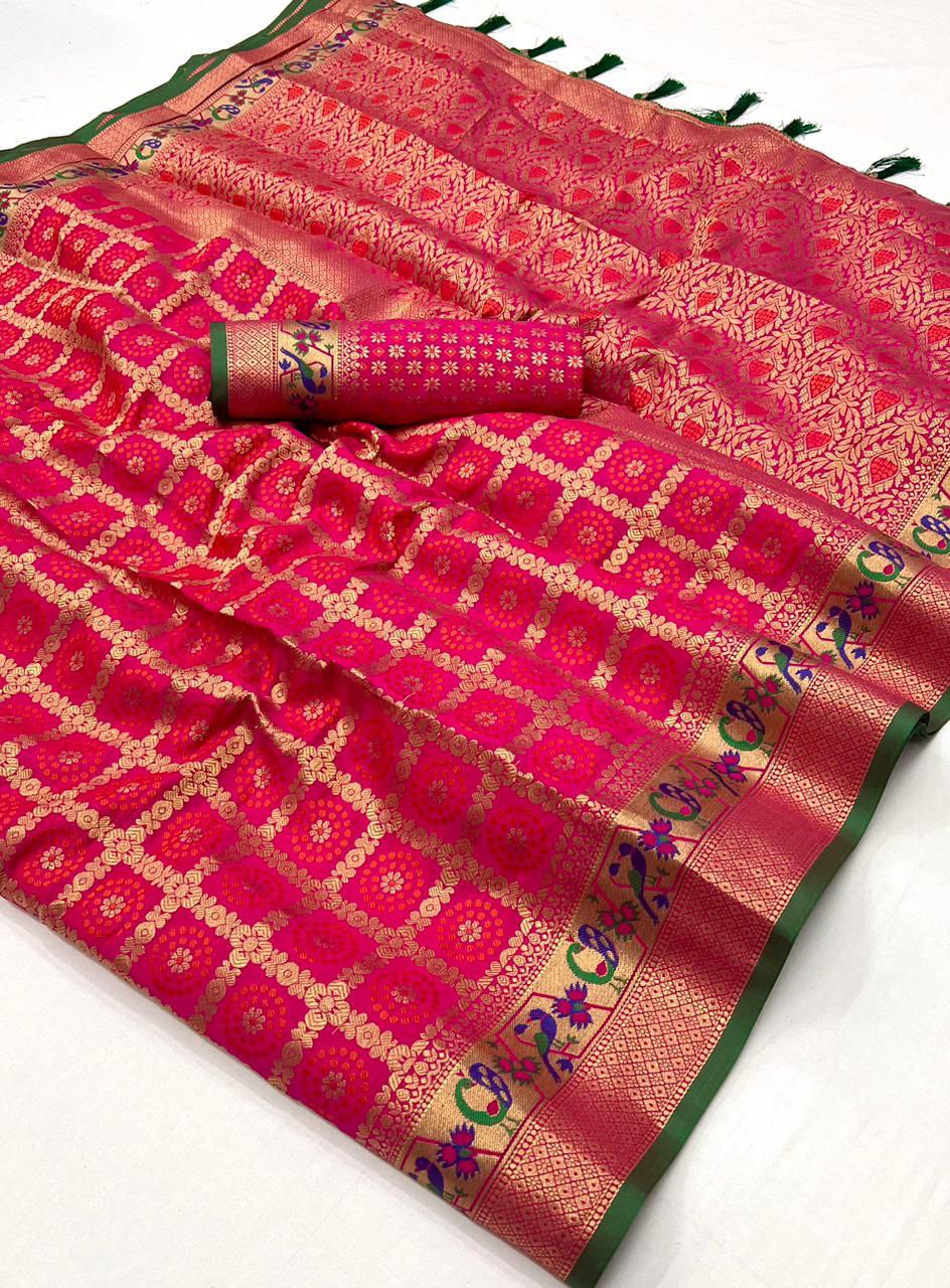 Banarasi Soft Patola Silk Saree