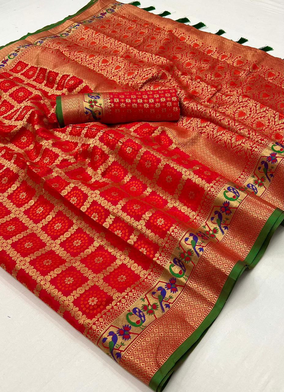 Banarasi Soft Patola Silk Saree