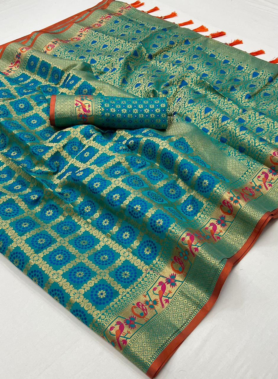 Banarasi Soft Patola Silk Saree