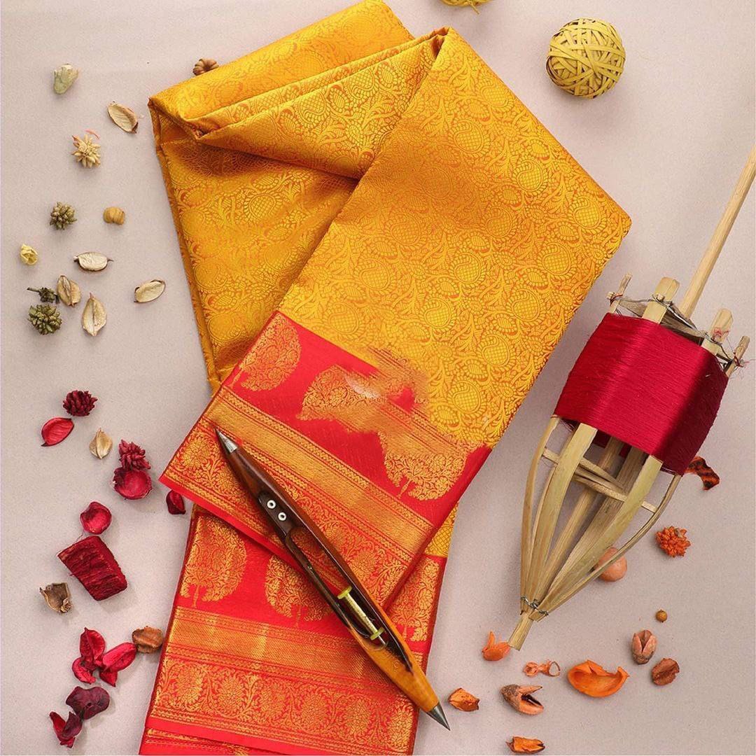 Beautiful Art Silk Jacquard Border Saree