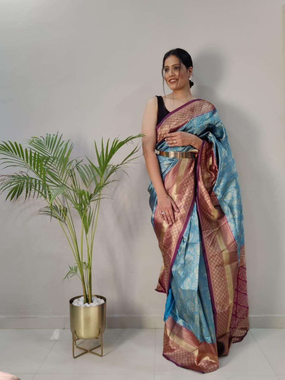 NEW READY TO WEAR 1 MIN SAREE