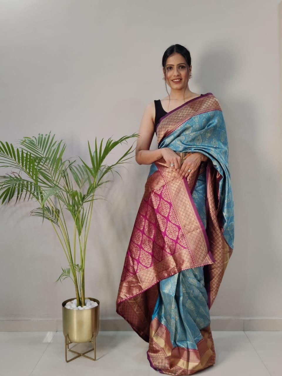 NEW READY TO WEAR 1 MIN SAREE