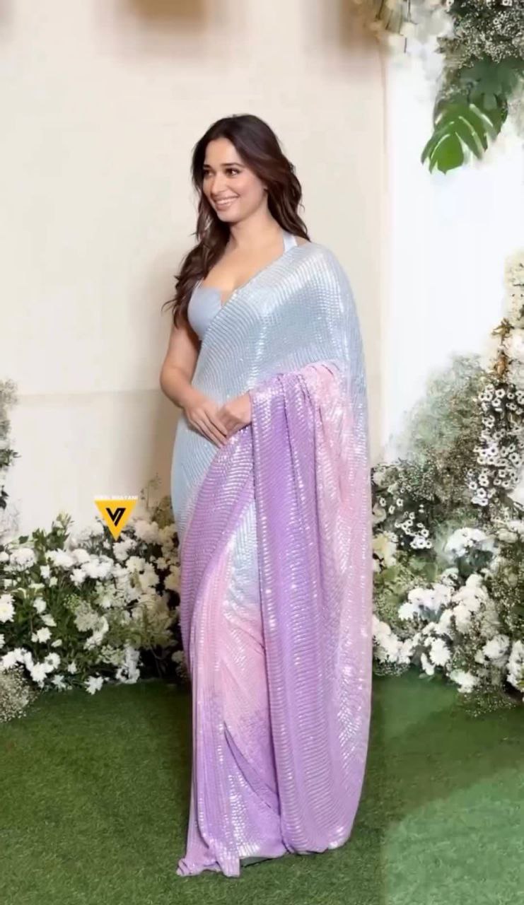 Bollywood celebrity sequence saree