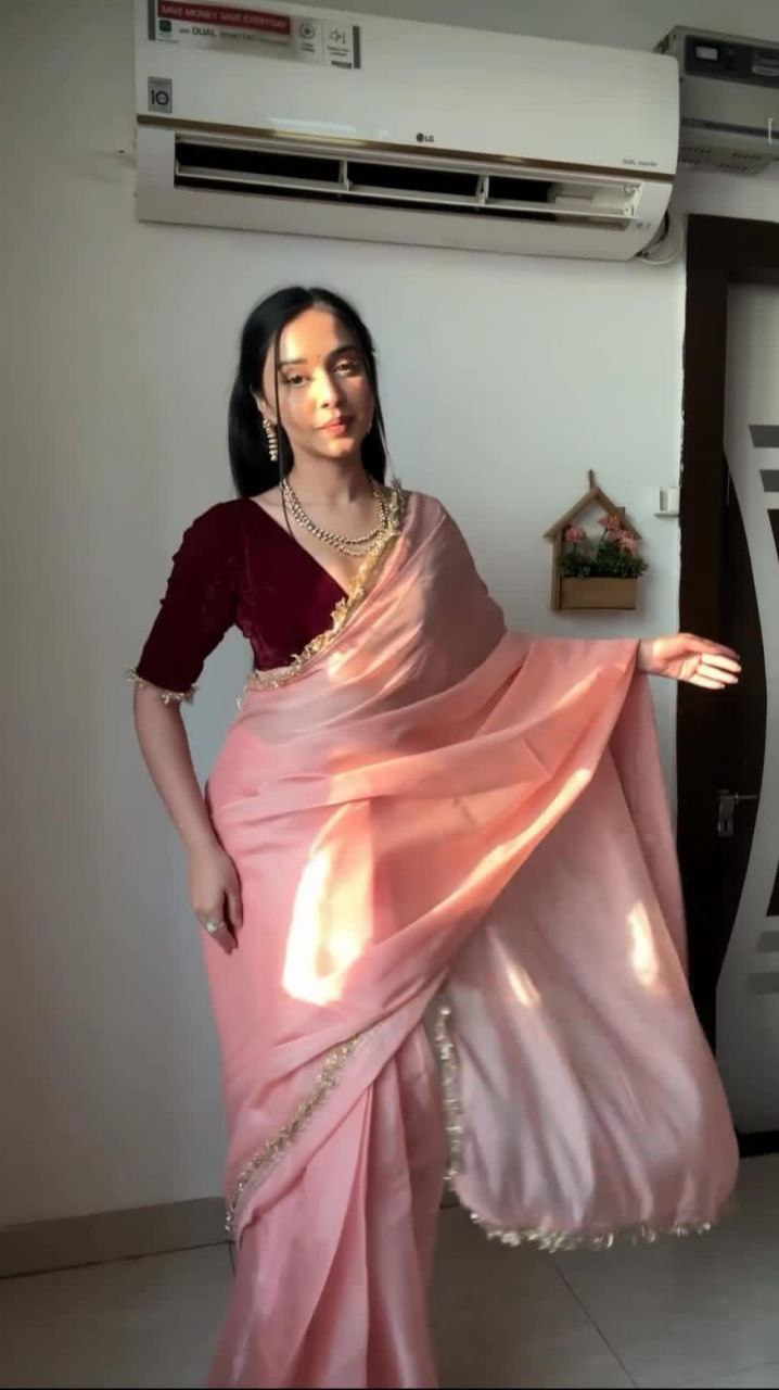 Soft Jimmy Chu Ready To Wear Saree  Ready To Wear UPTO XXL