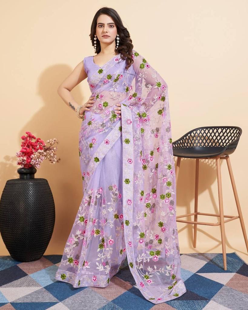 Soft Net  Saree