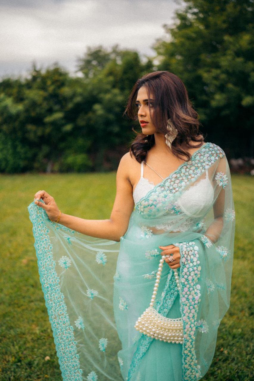 Soft Mono Net Saree