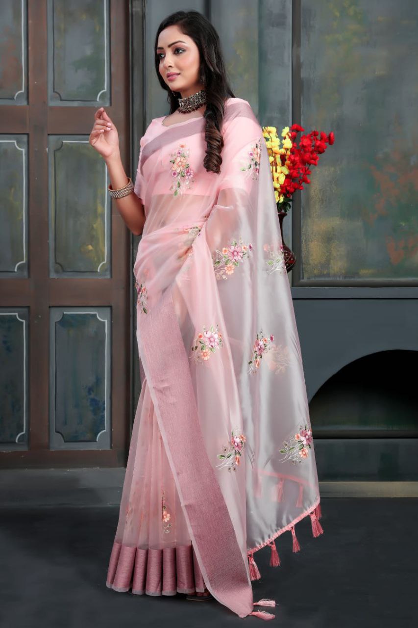 Organza Silk Saree