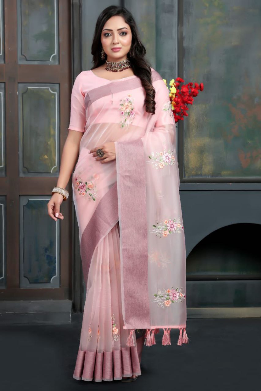 Organza Silk Saree