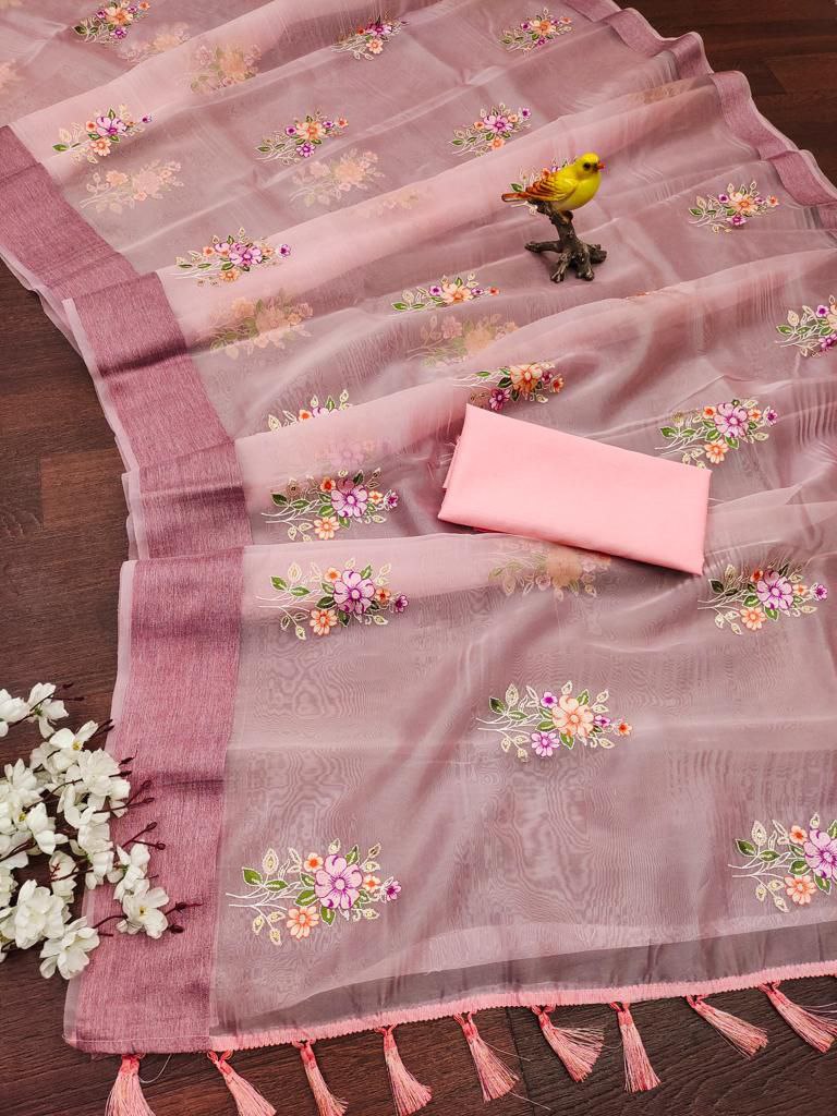 Organza Silk Saree