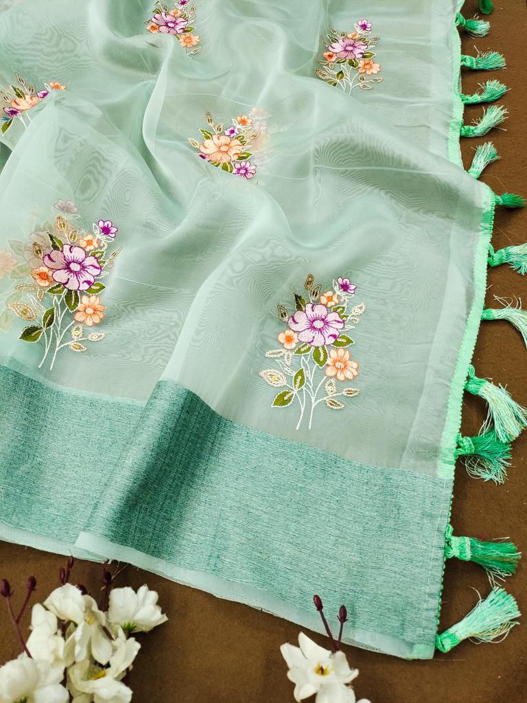 Organza Silk Saree