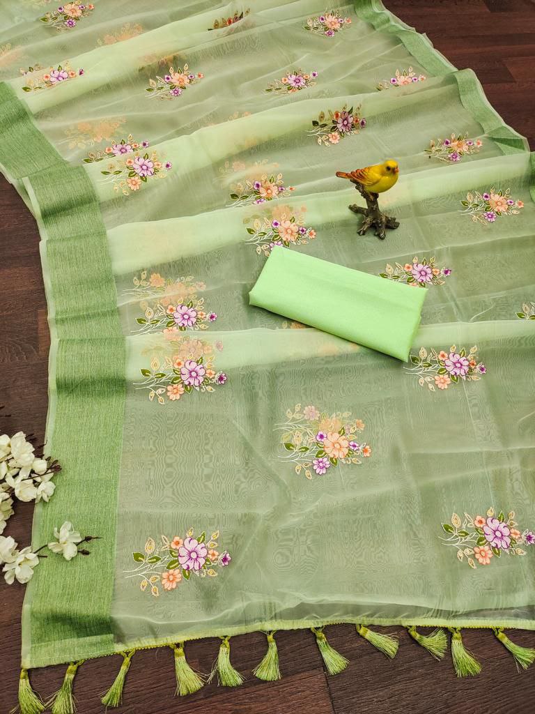 Organza Silk Saree