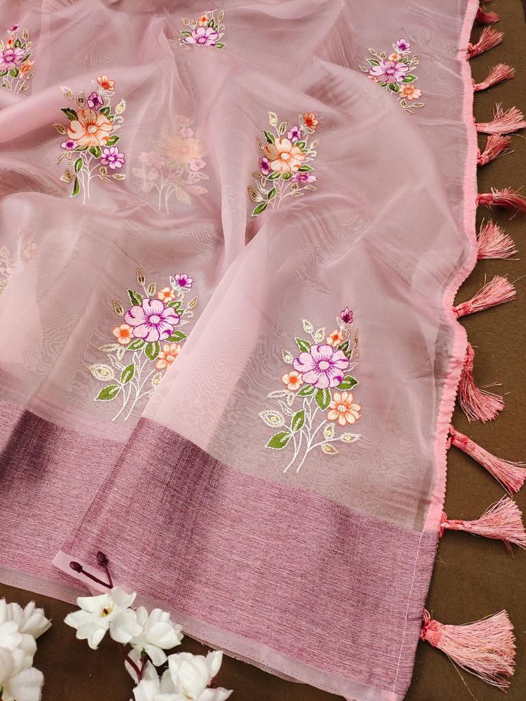 Organza Silk Saree