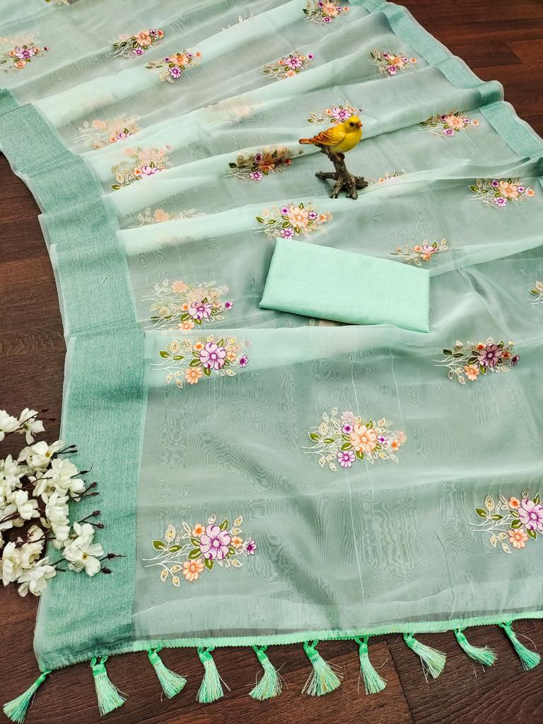 Organza Silk Saree