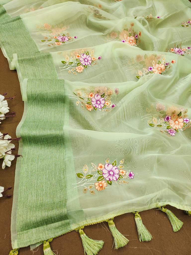 Organza Silk Saree