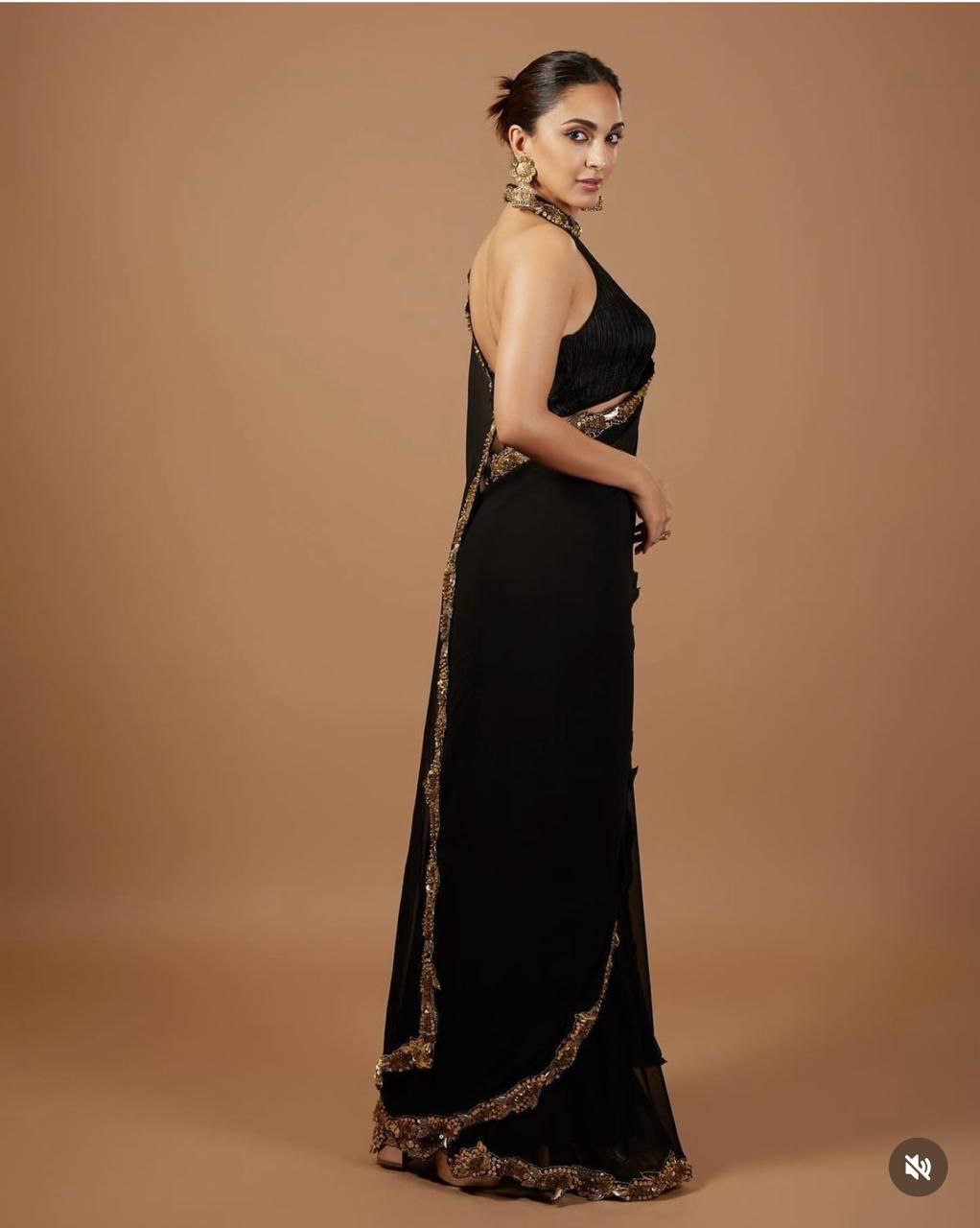 Black Hot Saree