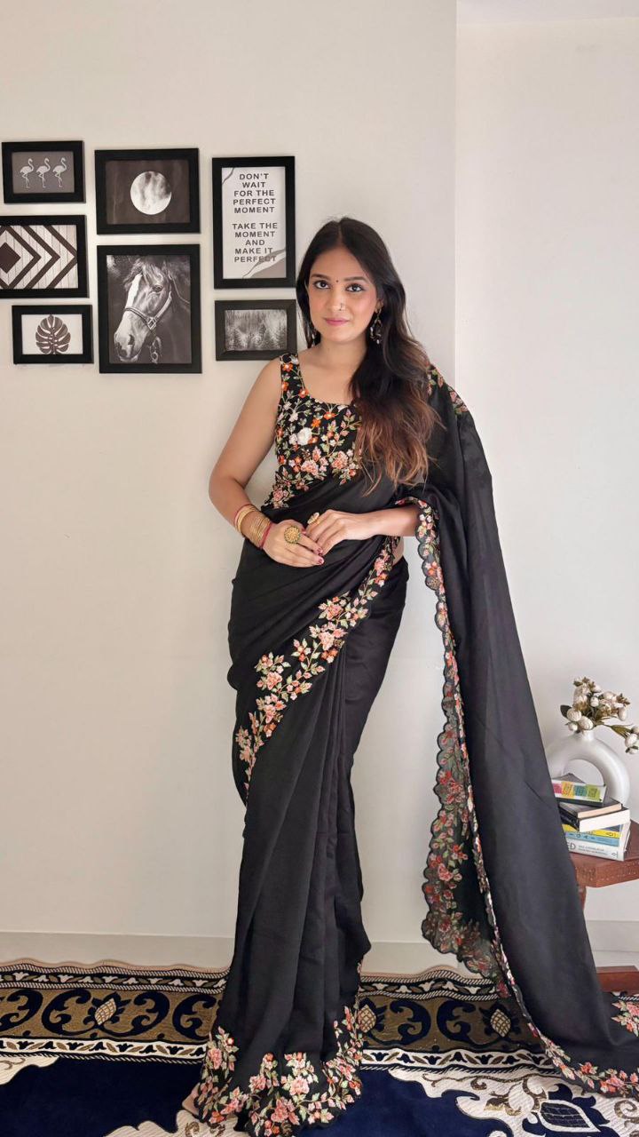 Beautiful Sequence Saree