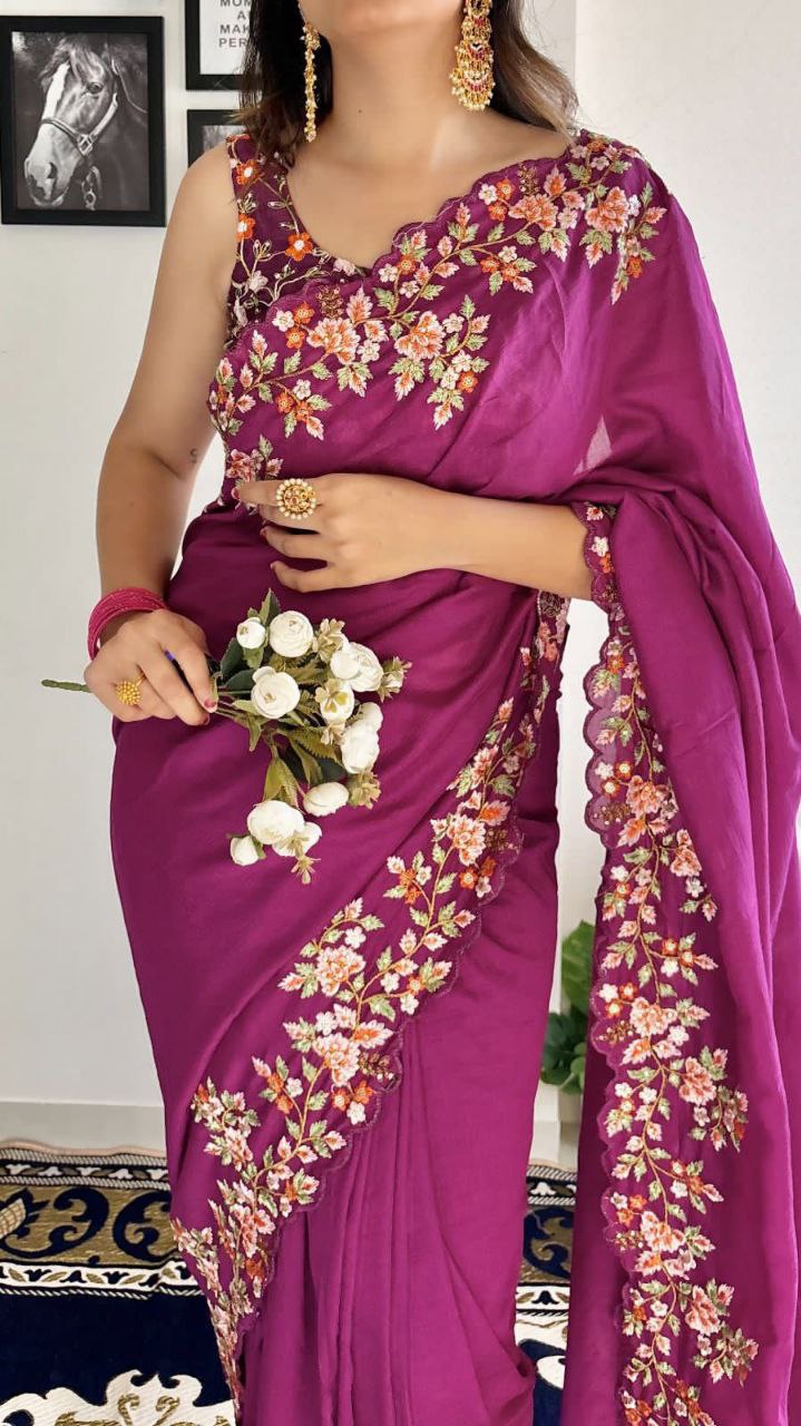 Beautiful Sequenced Saree