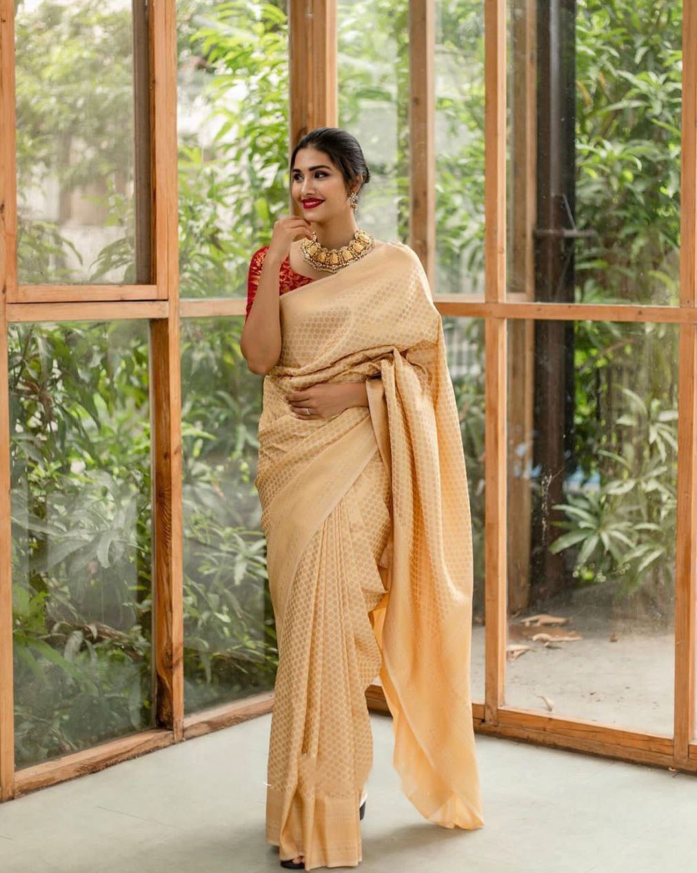 SOFT LICHI SILK CLOTH SAREE