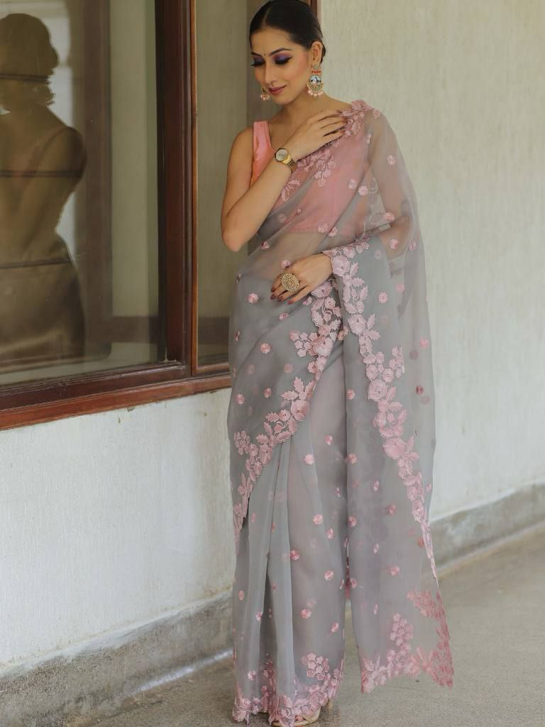 Premium Organza  saree