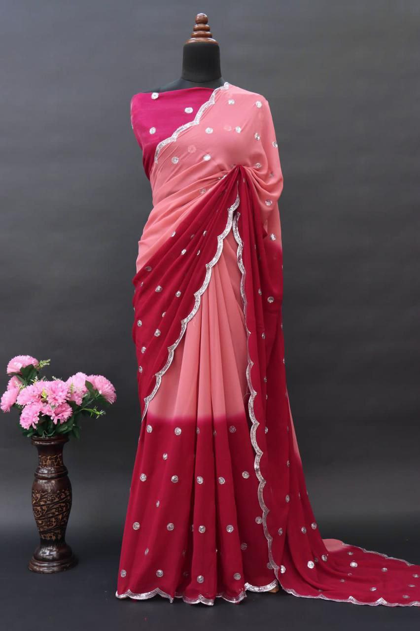 Pure Georgette Sarees