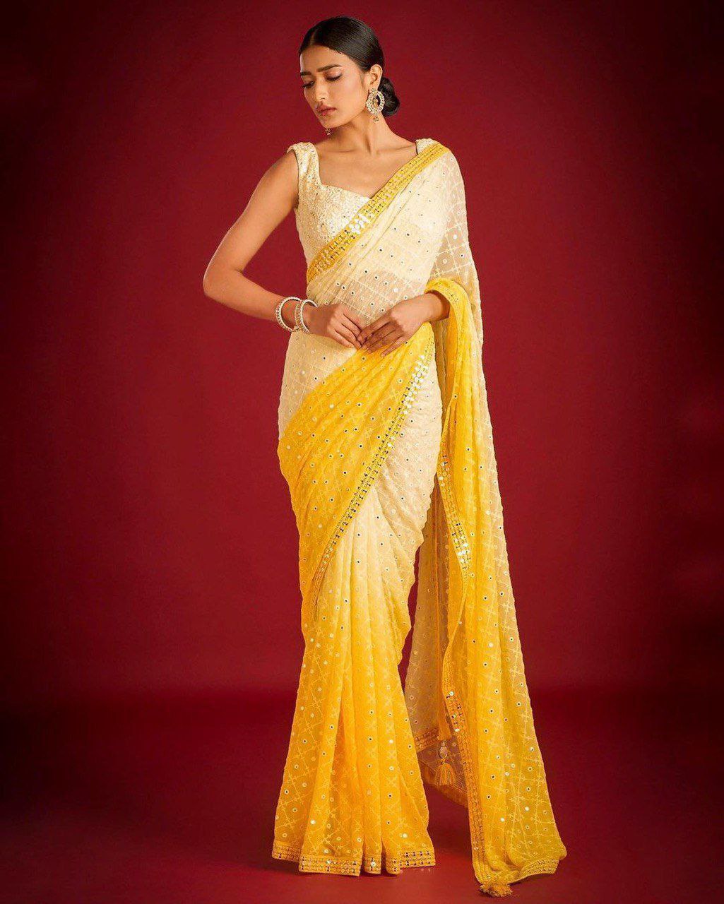 Presents New Foux Georgette saree