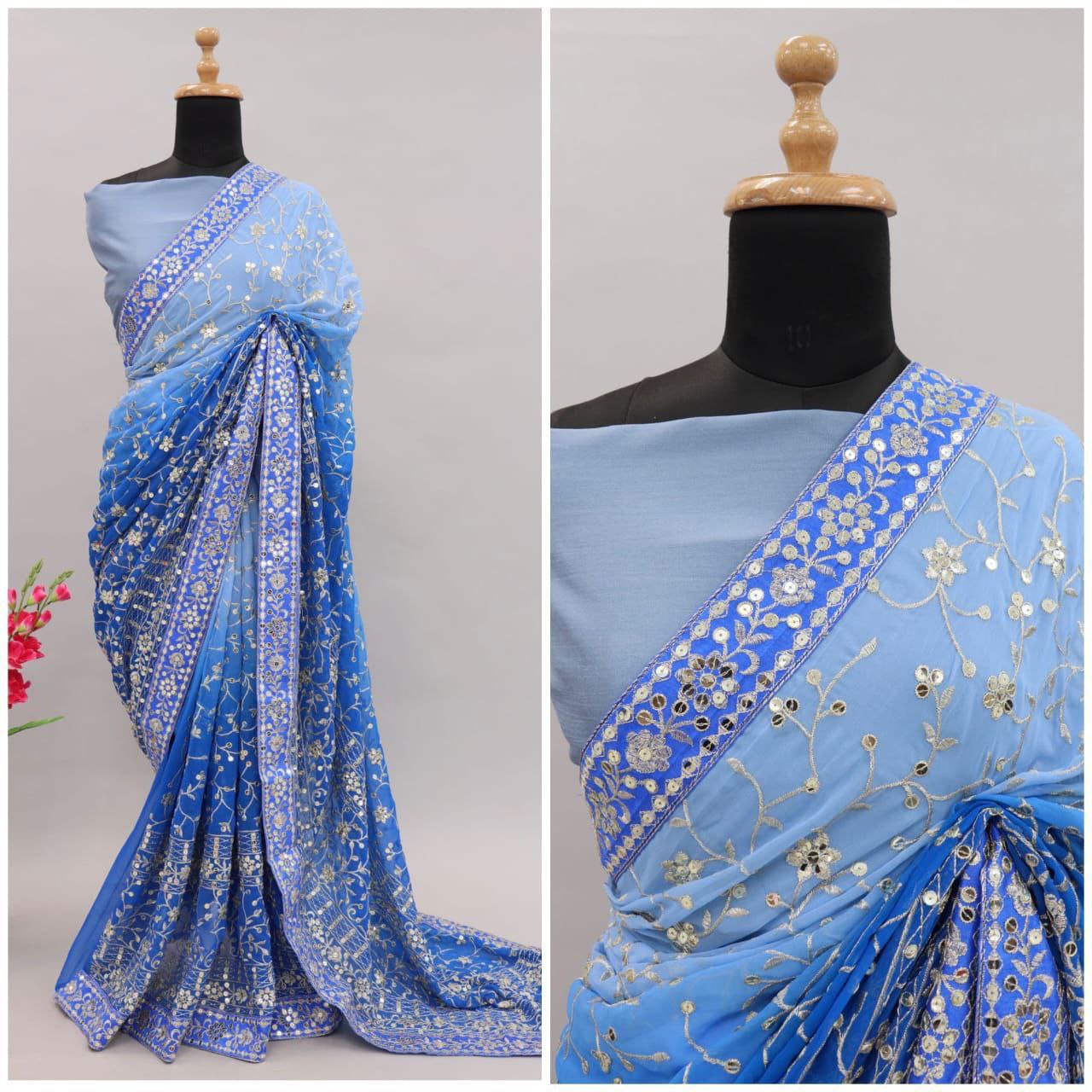 Presents New Foux Georgette saree*