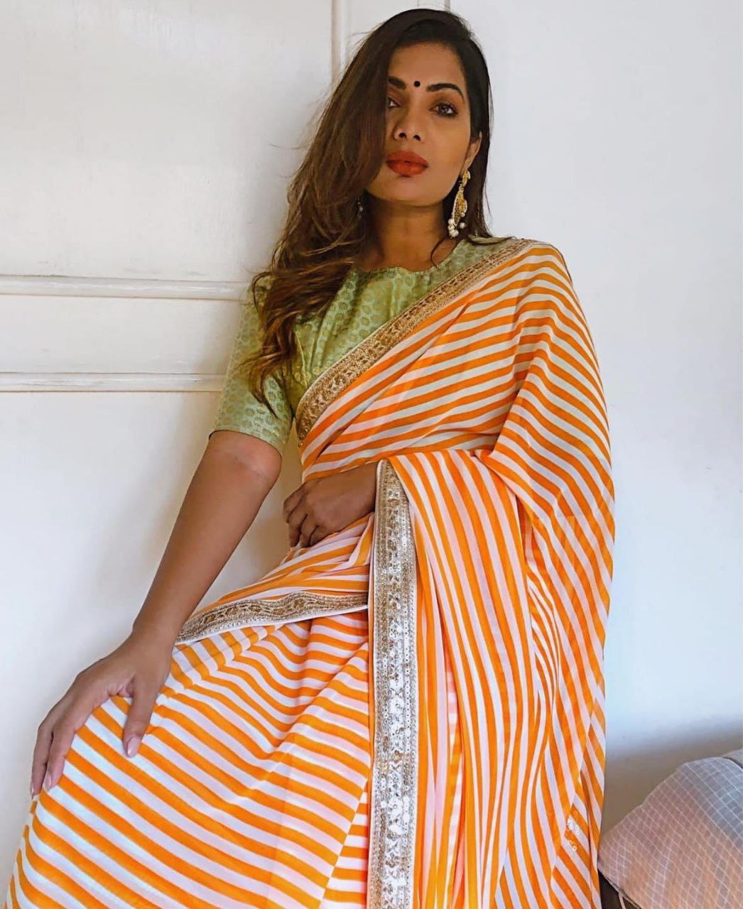 Printed Georgette Saree