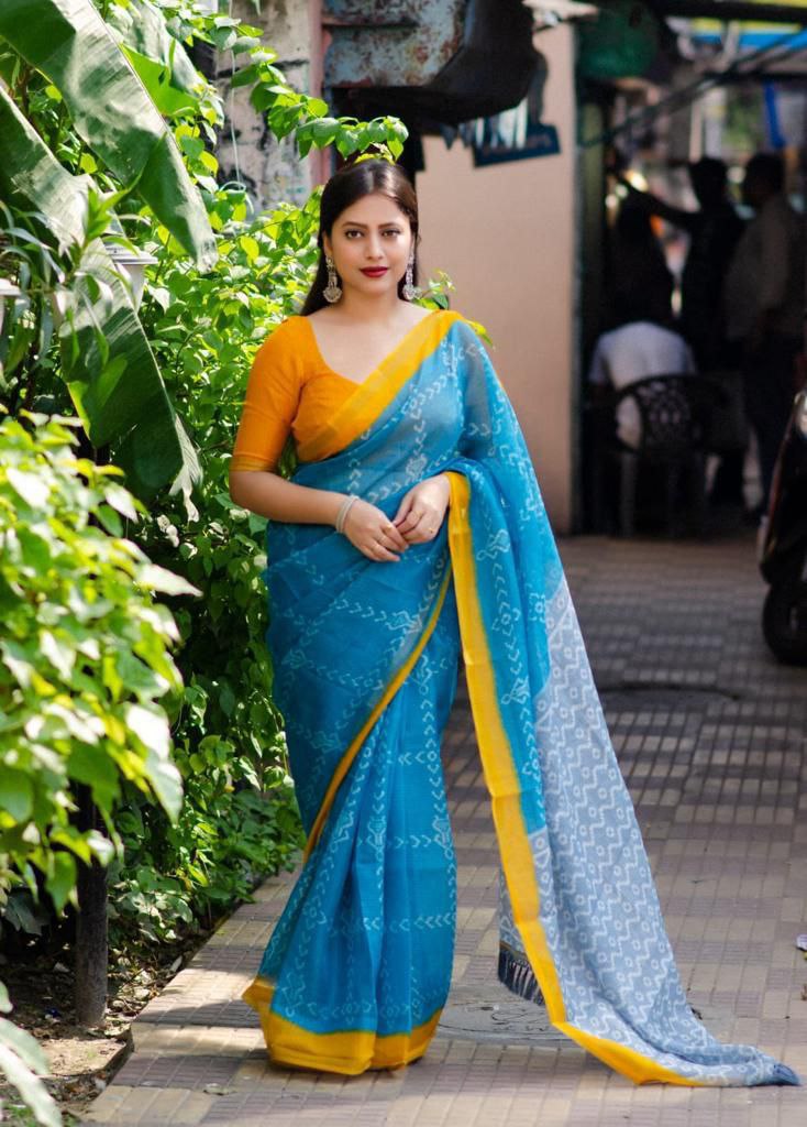 STYLE PRINTED SAREE