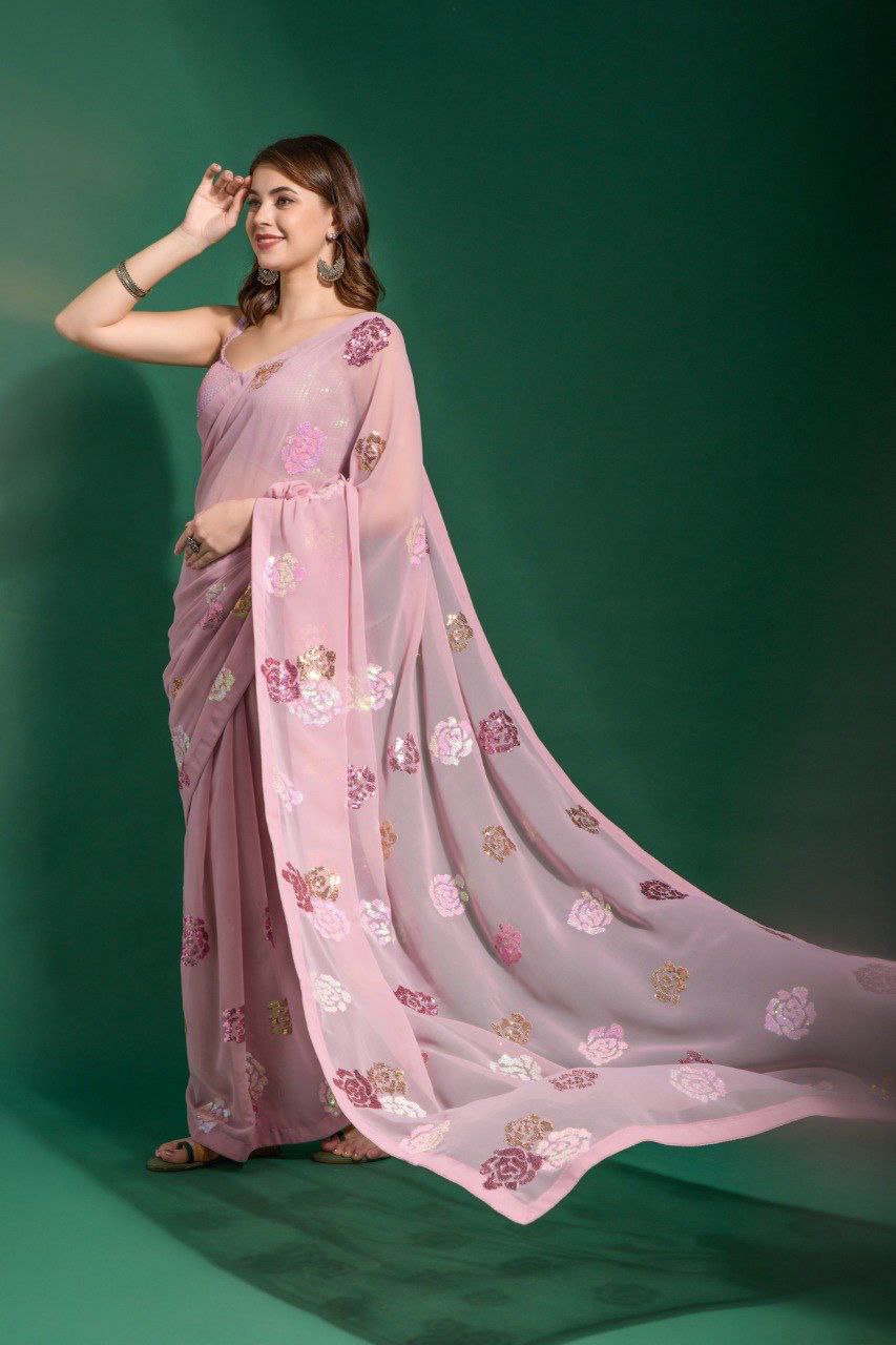 Heavy Georgette Saree