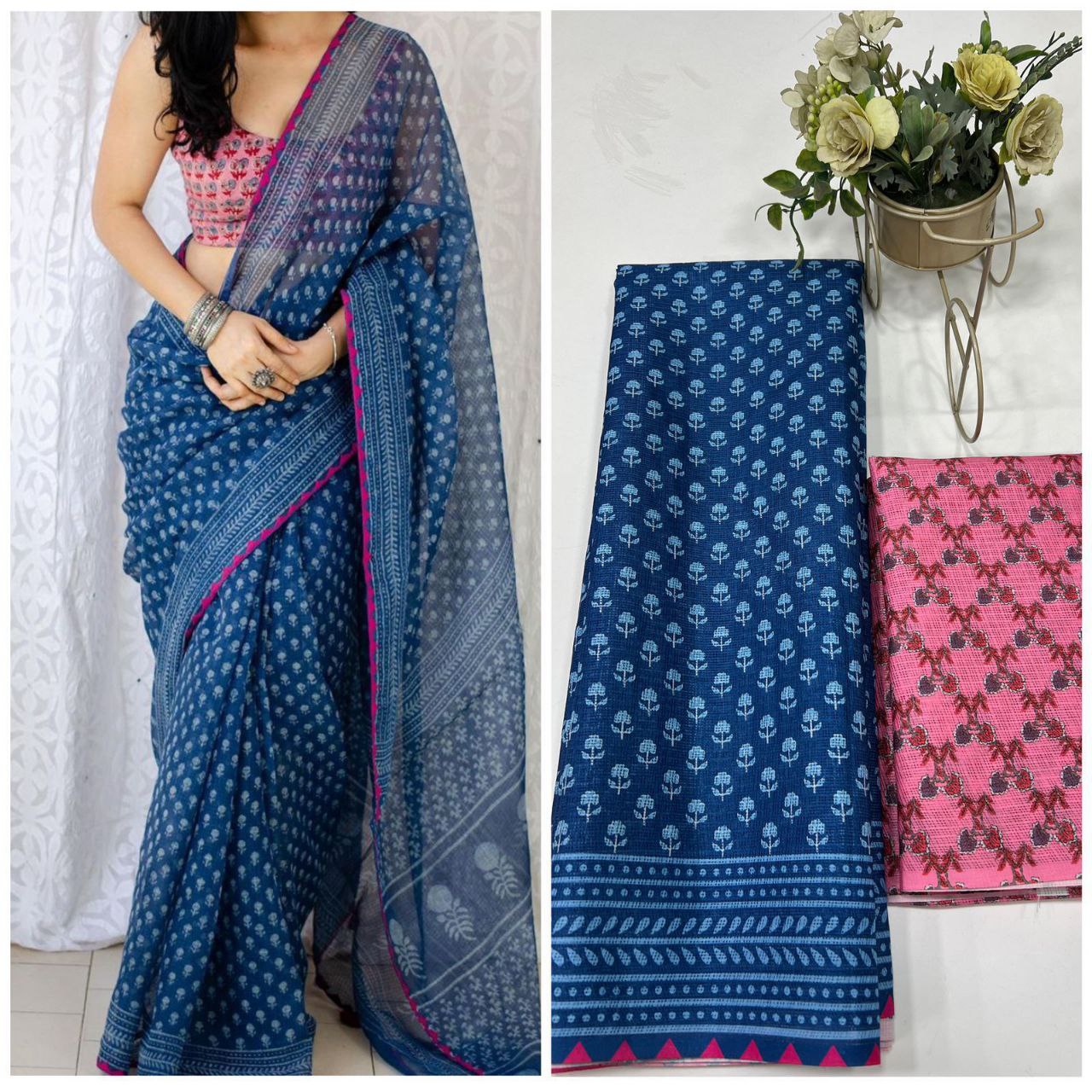 Digital Printed Palav Saree