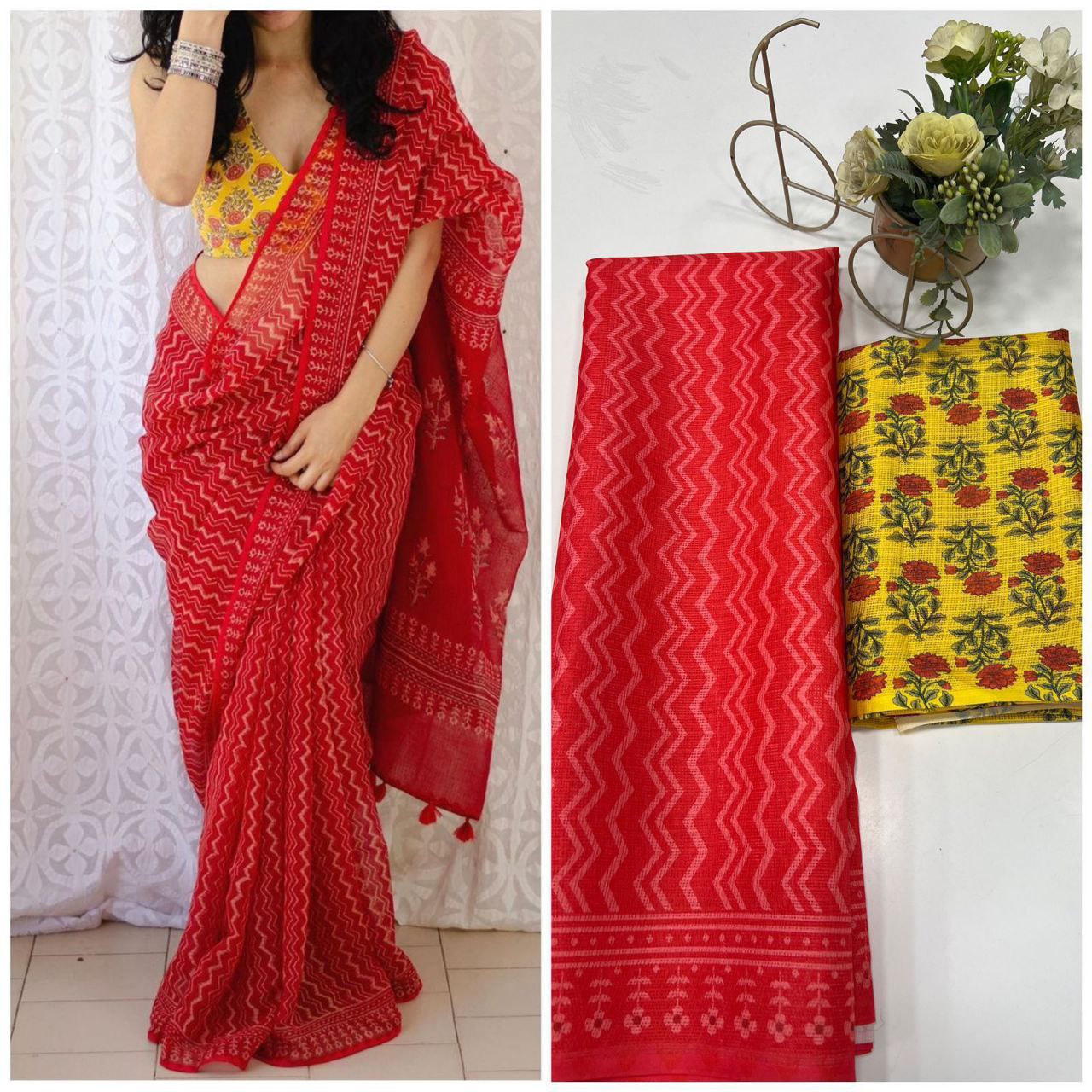 Digital Printed Palav Saree