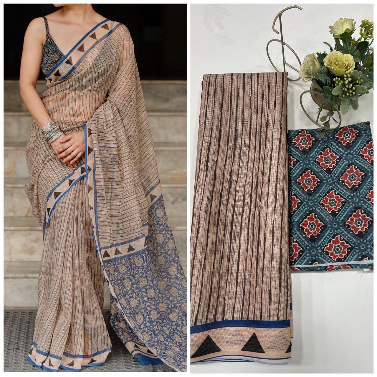 Digital Printed Palav Saree