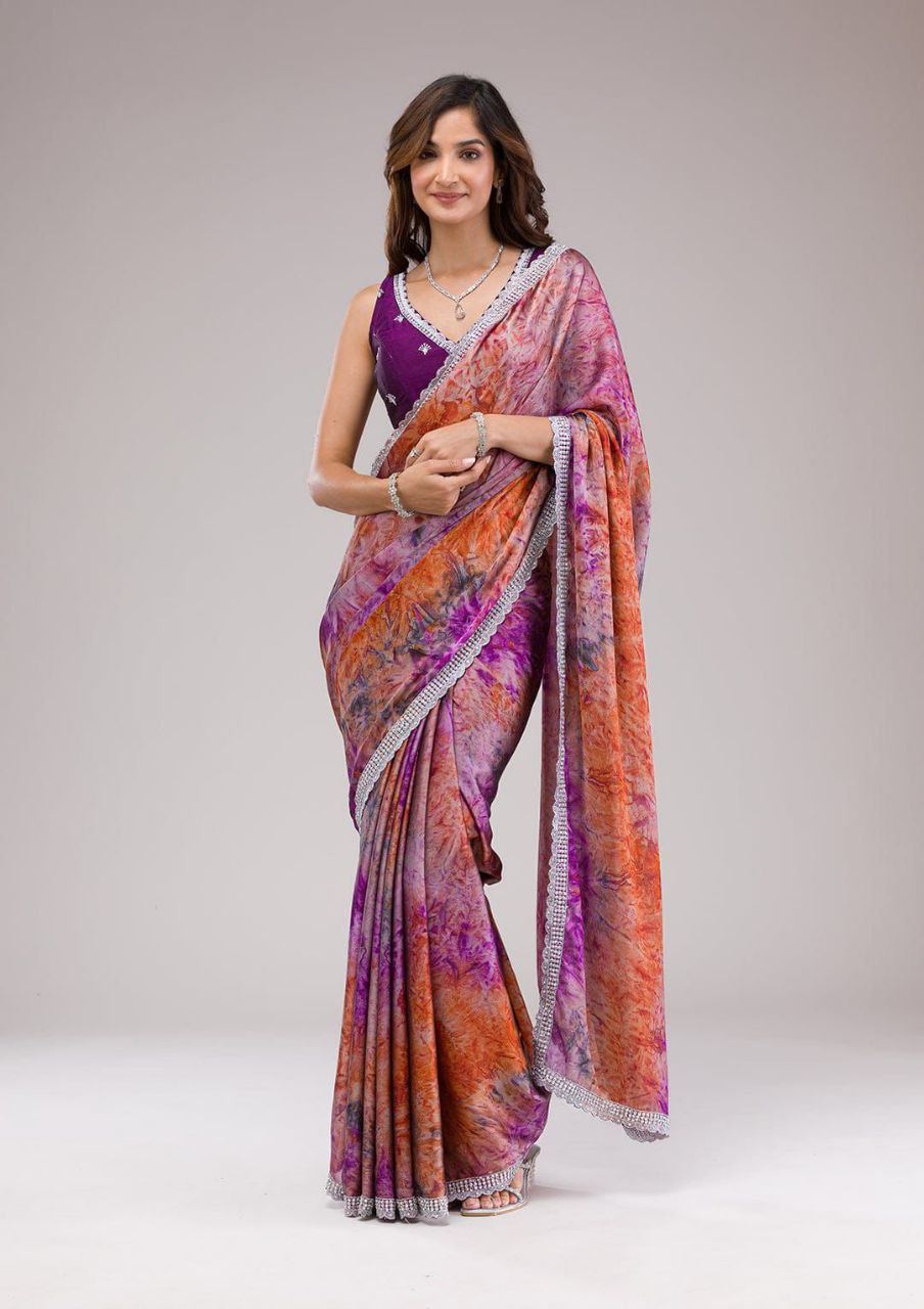 Soft Pure Georgette Fabric Saree