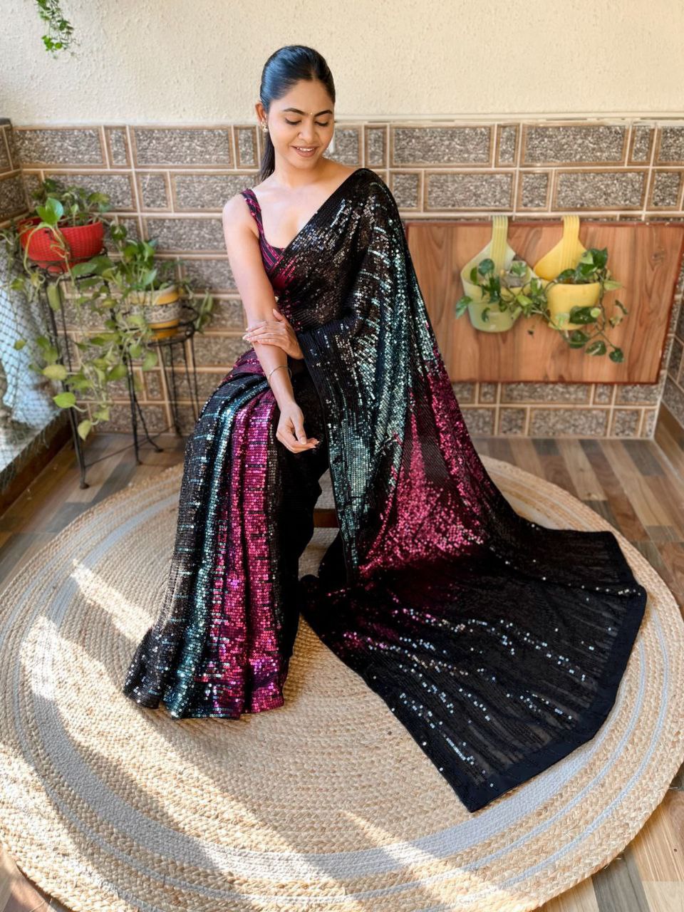 Beautiful Georgette Party Ware Saree