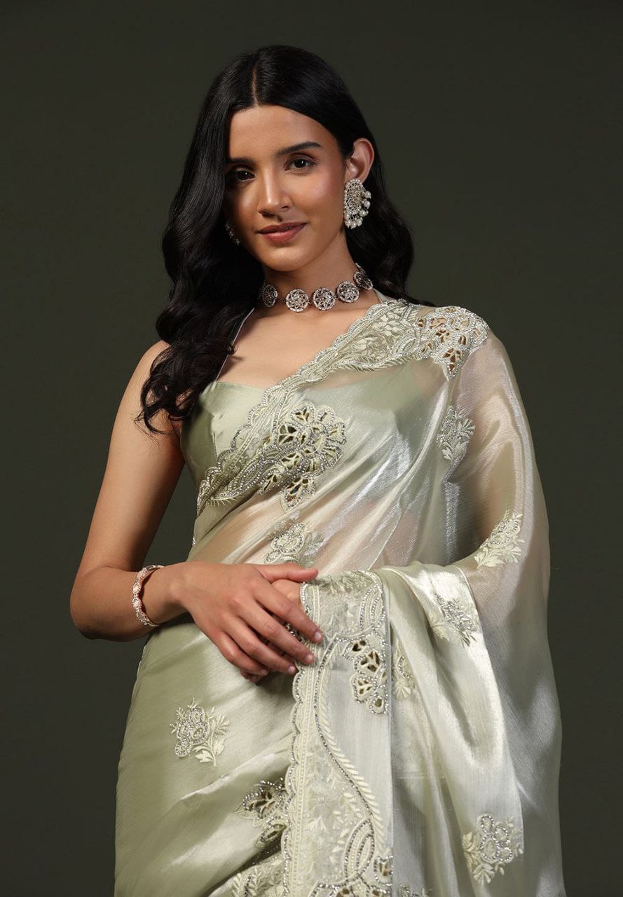 Soft Rich Burberry Silk Saree