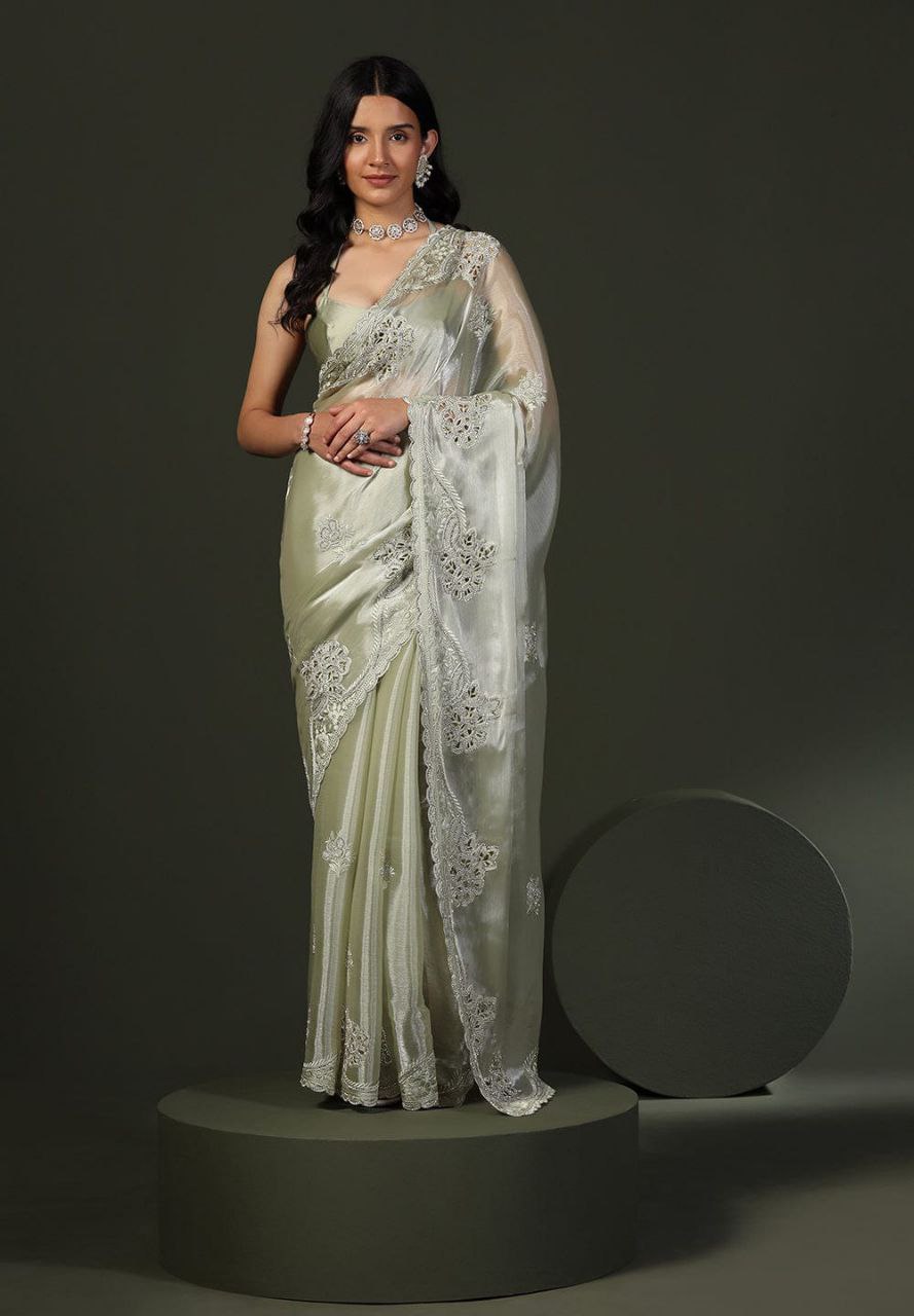 Soft Rich Burberry Silk Saree