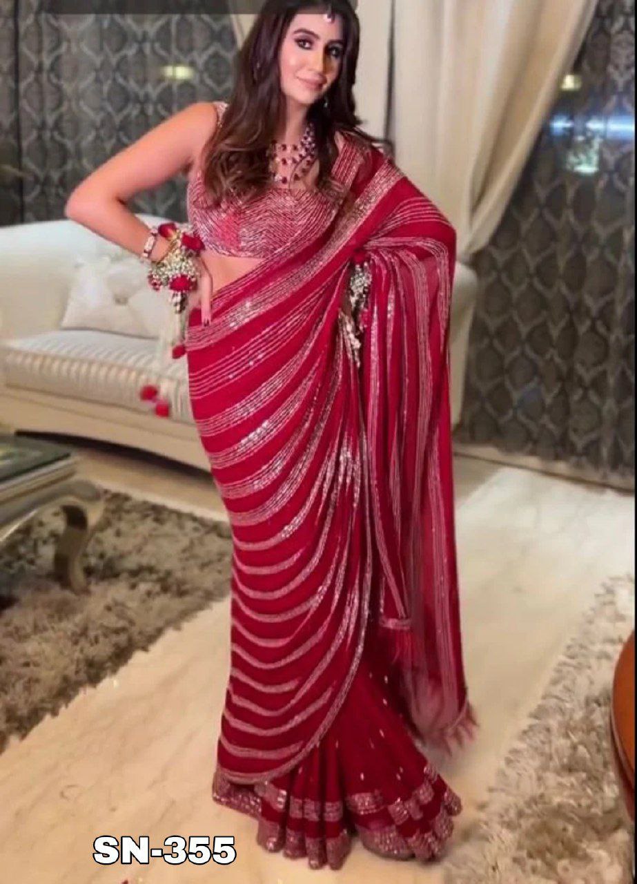 Beautiful Seqwance Saree