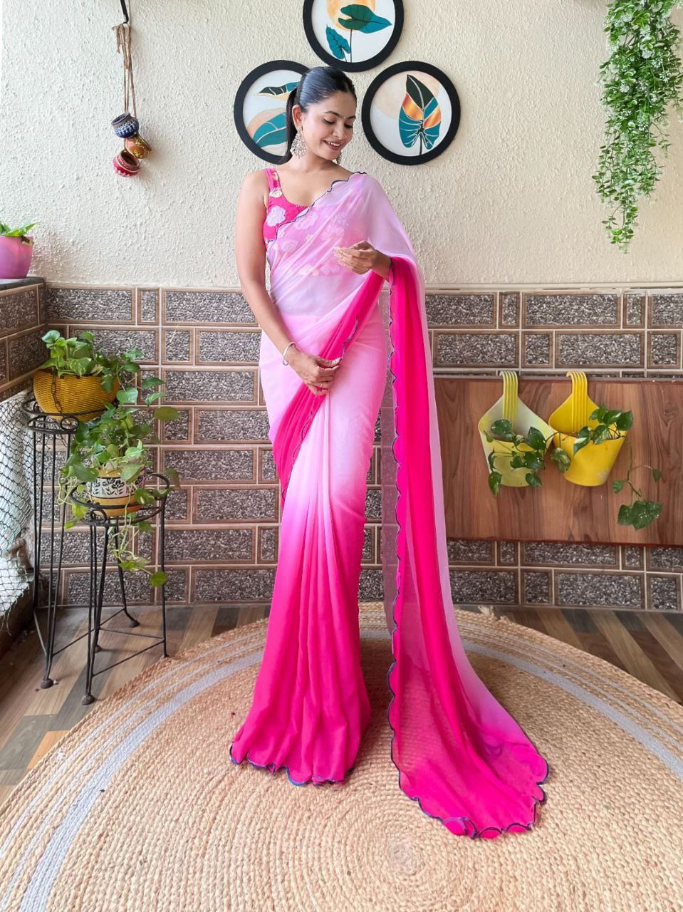 Most Beautiful Casual Saree