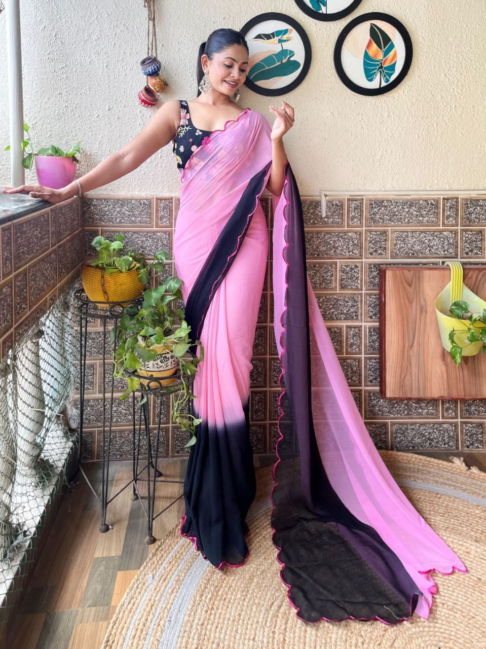 Most Beautiful Casual Saree