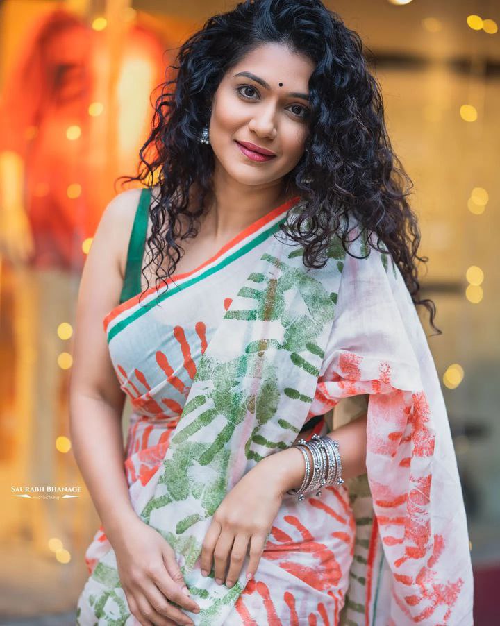 Independence Day Special  Saree