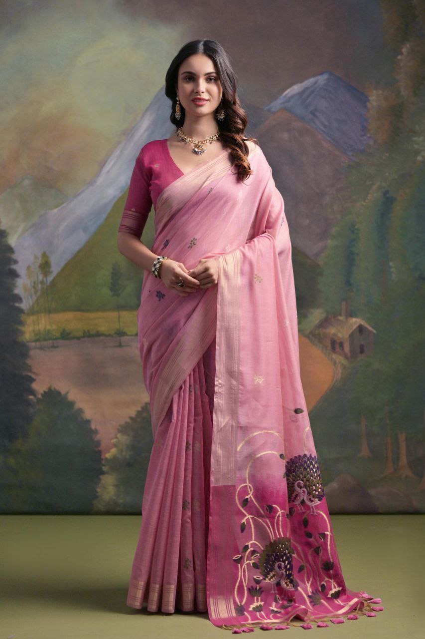 Premium soft Muga Silk saree